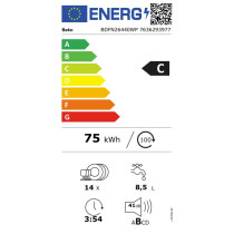 Nõudepesumasin Beko BDFN26440WP