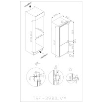 Built-in fridge Kluge