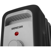 Electric oil filled radiator Sencor, black