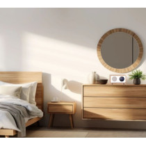 RIMINI clock radio with wireless charging Manta, white