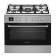 Gas cooker Ravanson, inox