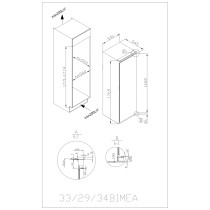 Built-in fridge Kluge