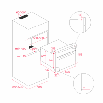 Integreeritav ahi+mikrolaineahi Teka HLC 8440 C FBK must