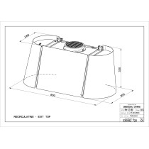 Cooker hood Faber XL BK MATT F80