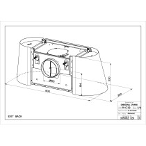 Õhupuhastaja Faber Beat XL BK F80 must matt