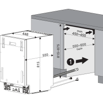 Built-in dishwasher Kluge