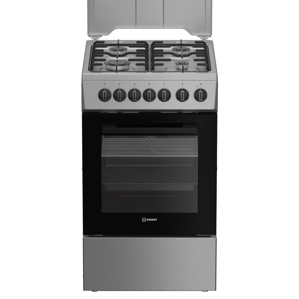 Gas cooker with electric oven Indesit