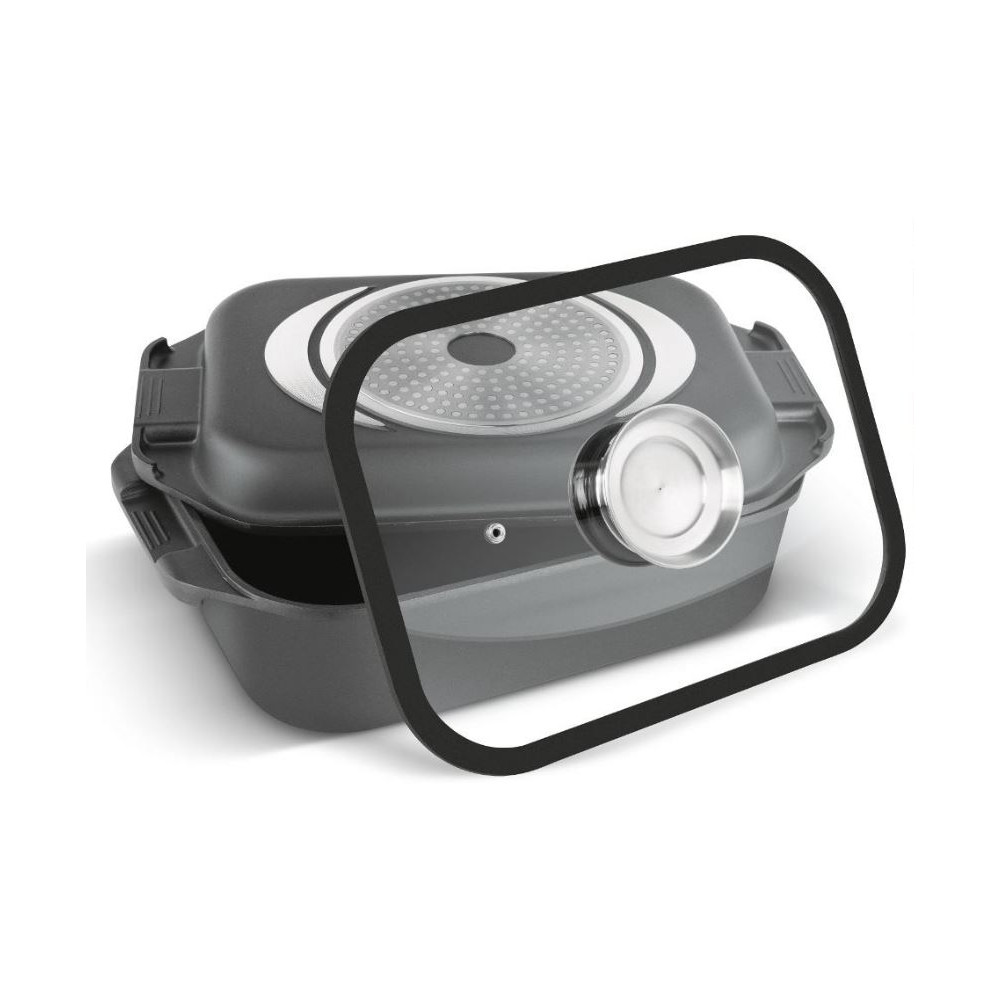 Ahjuvorm pruunistamispanni ja klaaskaanega Lamart LT1310