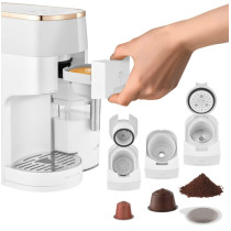 3in1 capsule coffee machine Sencor, white