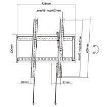 Adjustable mount for TV Stell