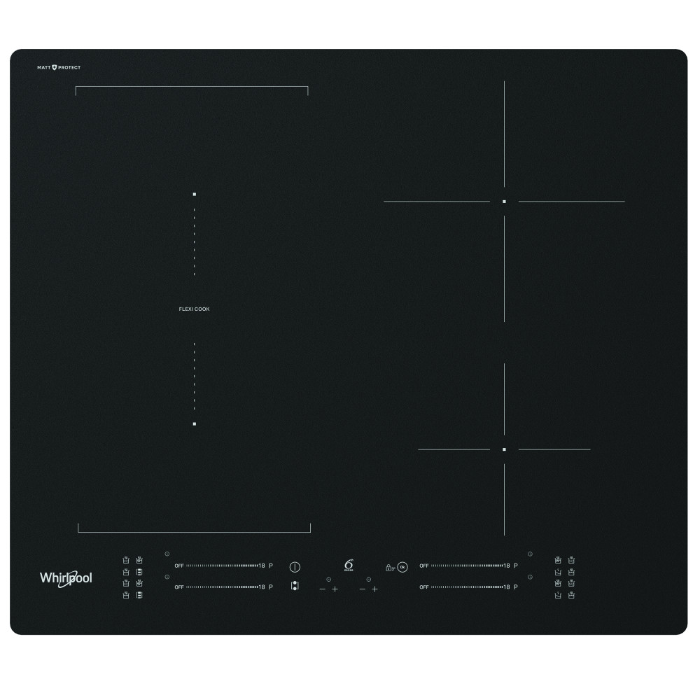 Induction hob Whirlpool black matt