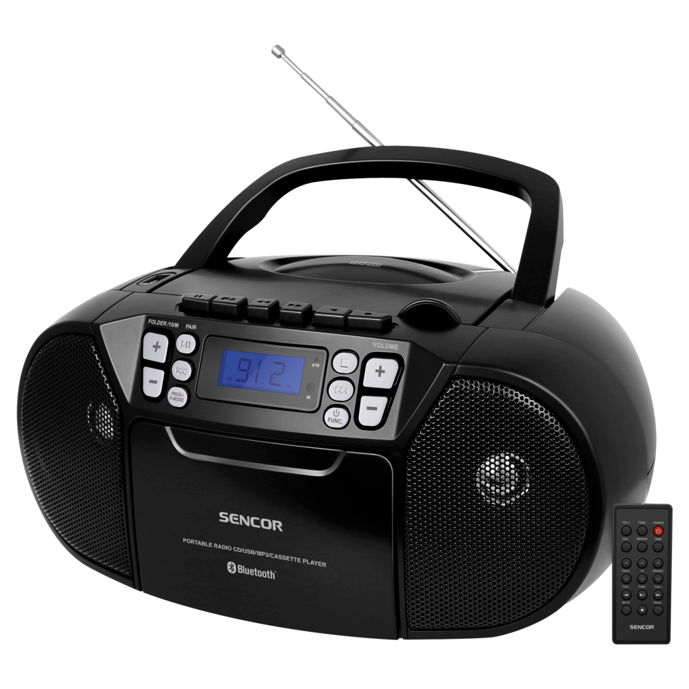 CD radio with cassette recorder Sencor