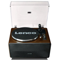 Turntable with built-in speakers and bluetooth- walnut Lenco