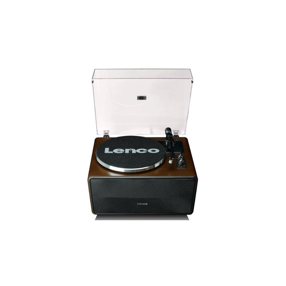 Turntable with built-in speakers and bluetooth- walnut Lenco
