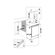 Built-in fridge Beko