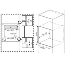 Built-in compact oven Beko
