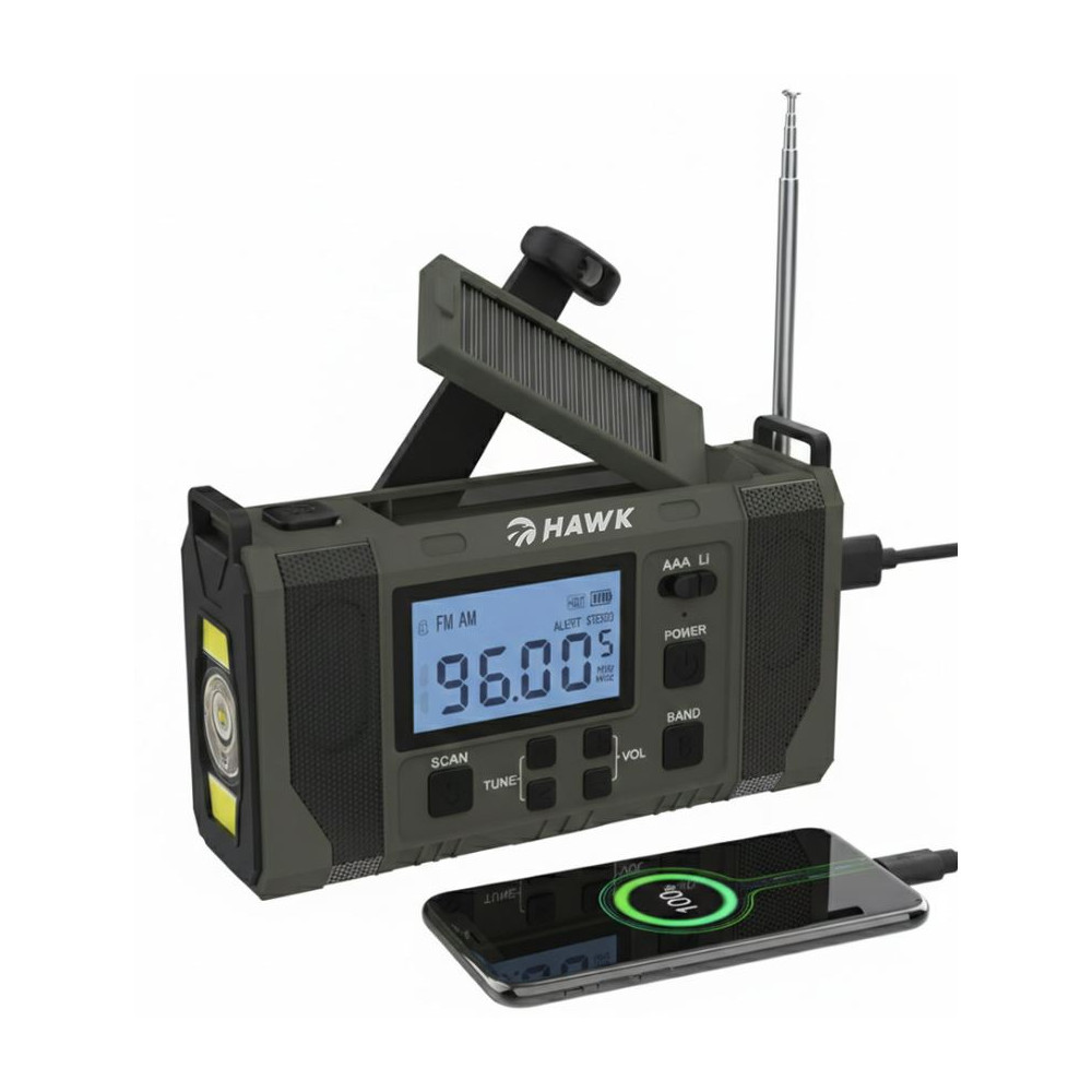 Portable Radio Manta, Green