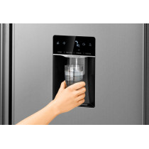Side-by-side refrigerator Bomann