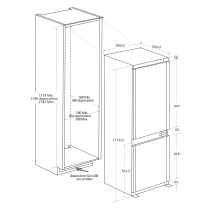 Built-in fridge Kluge