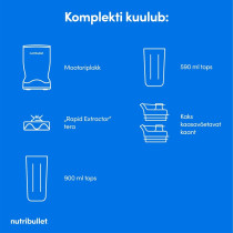 Nutribullet NBT1006MB Turbo 1000 W