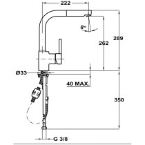 ARK938 chrome tap (BA1087)