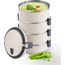 Insulated food carrier 2.4l 4 pcs Temp Lamart