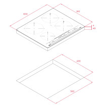 Induktsioonplaat Teka IZC 64630 MasterSense valge