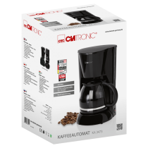 Coffe maker Clatronic, black