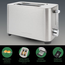 Toaster ProfiCook, stainless steel