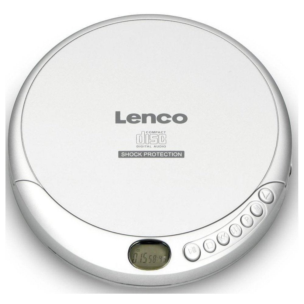 Portable cd-player with anti-shock Lenco, silver
