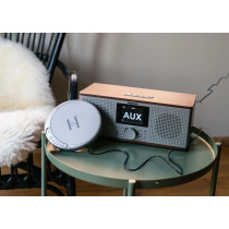 Portable cd-player with anti-shock Lenco, silver