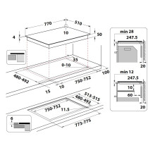 Built-in induction hob Whirlpool