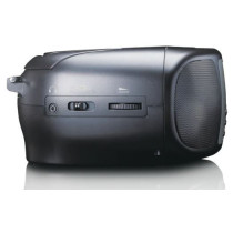 Portable DAB+/FM radio with bluetooth CD player, and large LCD colour display Lenco, black/ gray