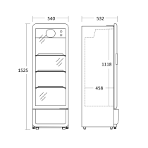 Display cooler Scandomestic