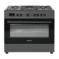 Gas cooker Ravanson, black