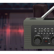 Päikesepatarei ja dünamoga raadio Manta HWRDI410GN