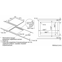 Induktsioonplaat Bosch PXE601DC1E