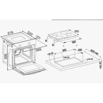 Built-in cooker-set Bomann