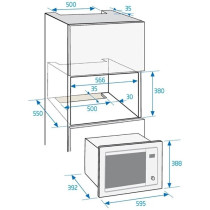 Integreeritav mikrolaineahi Beko BMGB25353B