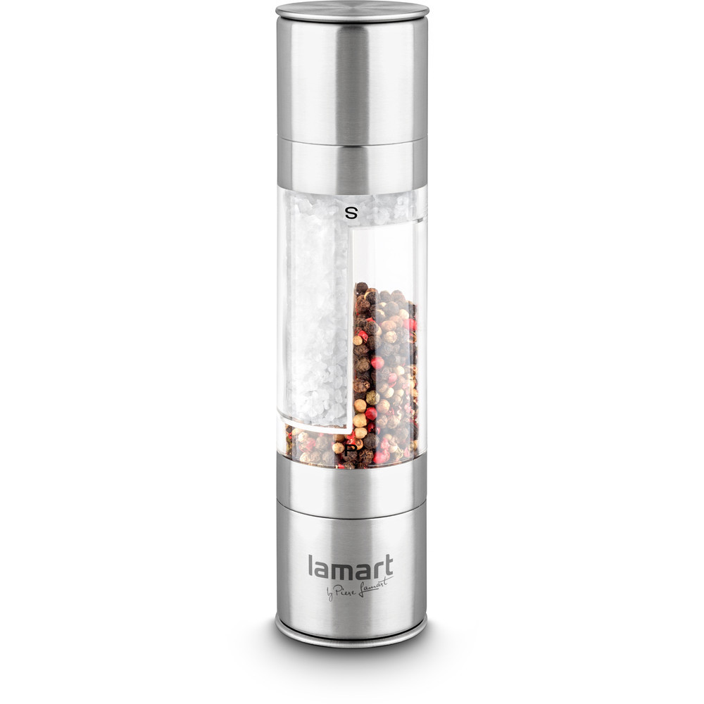 Mechanical salt and pepper mill 2-in-1 Lamart