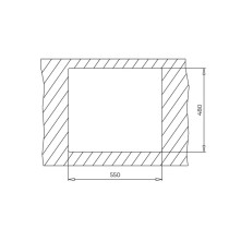 Sink Teka Forsquare 50.40TG bright arctic white
