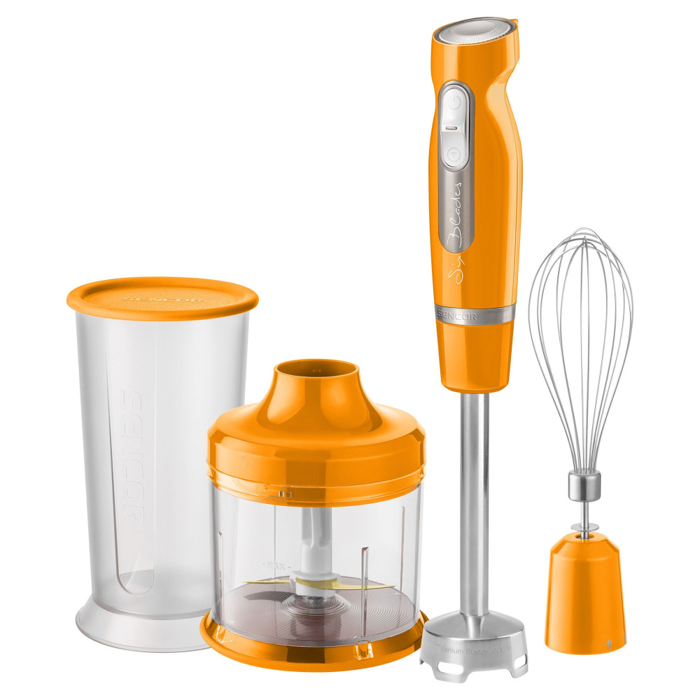 Hand blender + accesories Sencor, orange