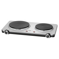 Double hotplate Clatronic, stainless steel