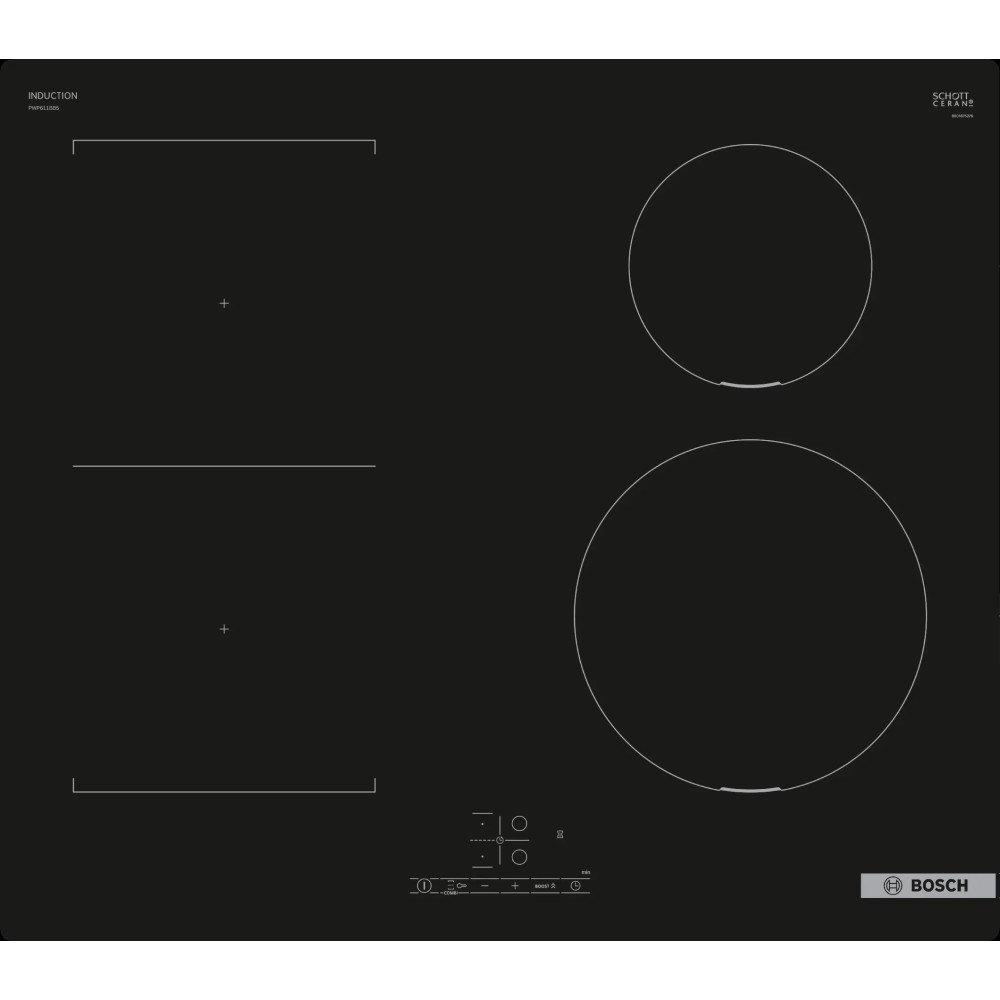 Induktsioonpliidiplaat 60 cm raamita Bosch PWP611BB5E