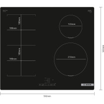 Built-in induction hob Bosch