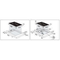 Induction hob De Dietrich STUDIO SAMPLE