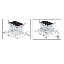 Induction hob De Dietrich STUDIO SAMPLE