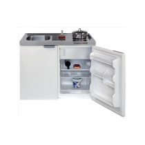 Mini kitchen with ceramic hob