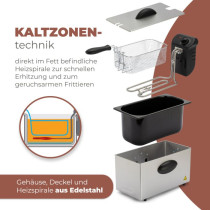 Fritüür Bomann FR2264CB, inox