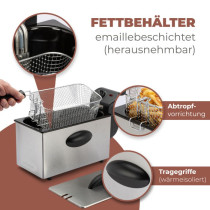 Fritüür Bomann FR2264CB, inox